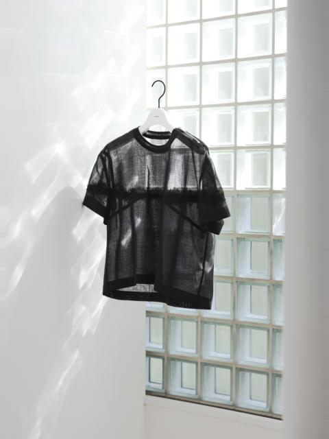 sacai Wool Organza Pullover