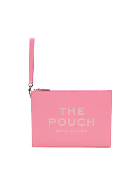 Pink 'The Leather Large' Pouch