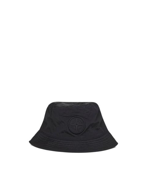 Stone Island compass logo bucket hat