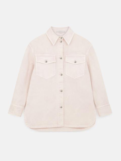 Stella McCartney Logo Denim Shirt Jacket