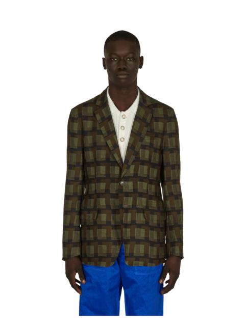 Len Lye Boxing Blazer Green