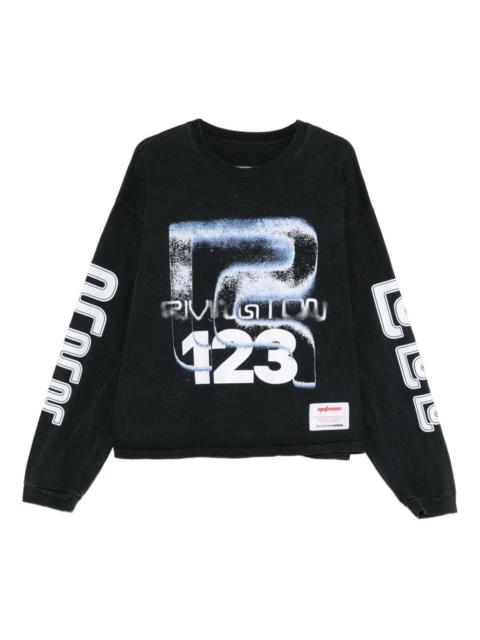 RRR123 graphic-print long-sleeve T-shirt