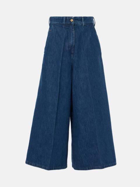PATOU Mid-rise wide-leg jeans