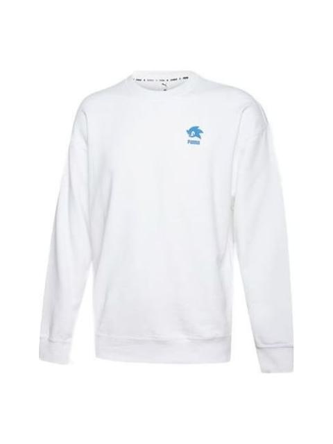 PUMA PUMA x SEGA Sweater 'White Blue' 598104-02