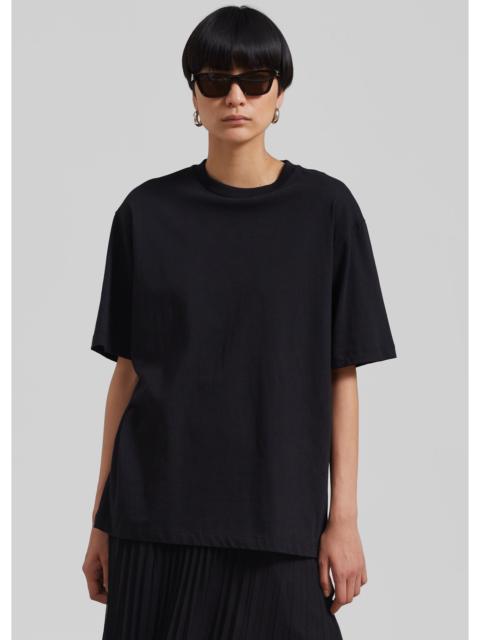 The Frankie Shop Faro Boxy Tee - Black