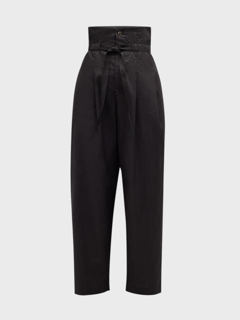 Casimir Pleated Cropped Trousers