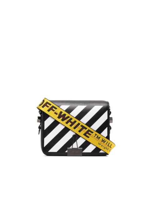 Off-White Diag-stripe leather shoulder bag