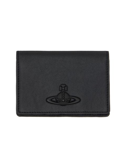 Vivienne Westwood Black Flap Card Holder