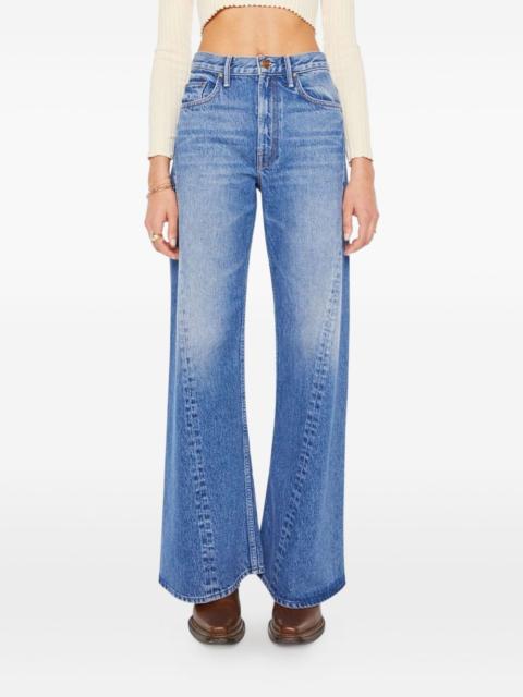 MOTHER The Lemon Twist Sneak button-fly jeans