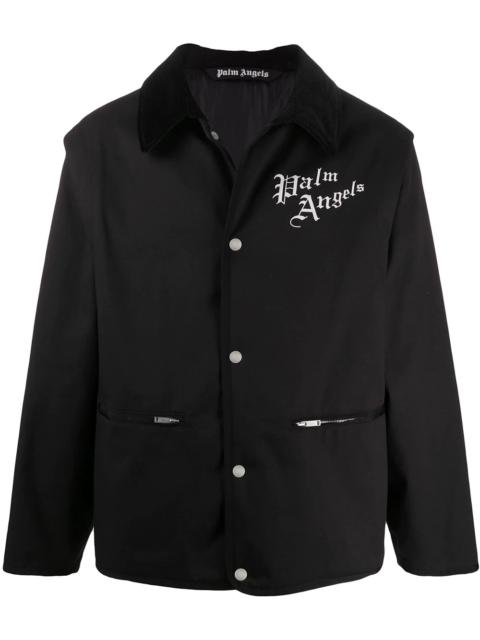 Palm Angels logo denim jacket