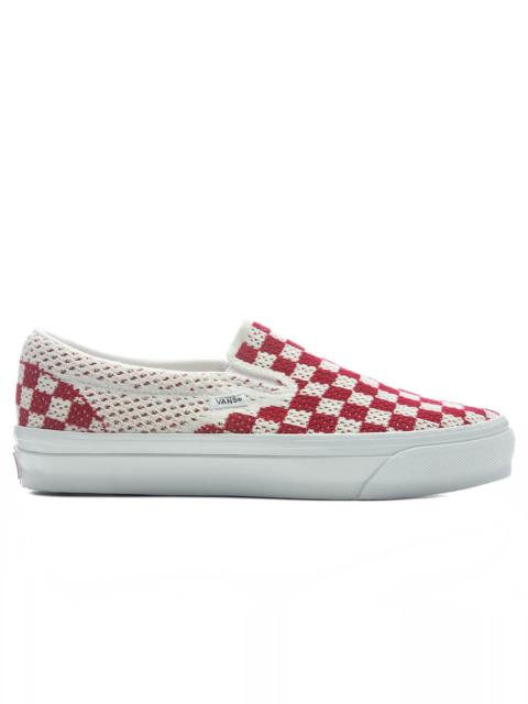 Vans PREMIUM LX CLASSIC SLIP-ON 98 EK - CHECKERBOARD RED