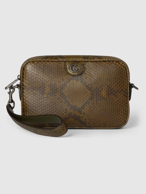 GUCCI Small python crossbody bag