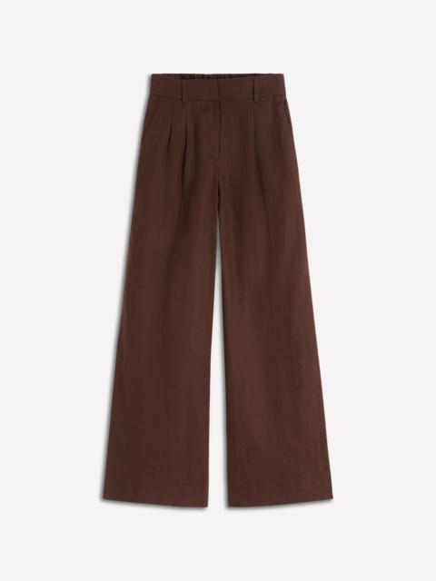 BODEN Kensington Linen Pants-Bitter Chocolate