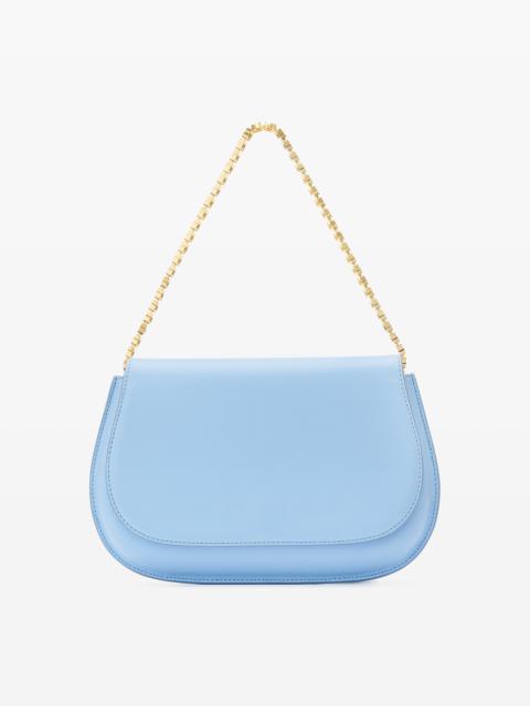 Alexander Wang CREST FLAP BAG IN LEATHER