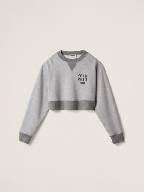 Miu Miu Cotton fleece sweatshirt