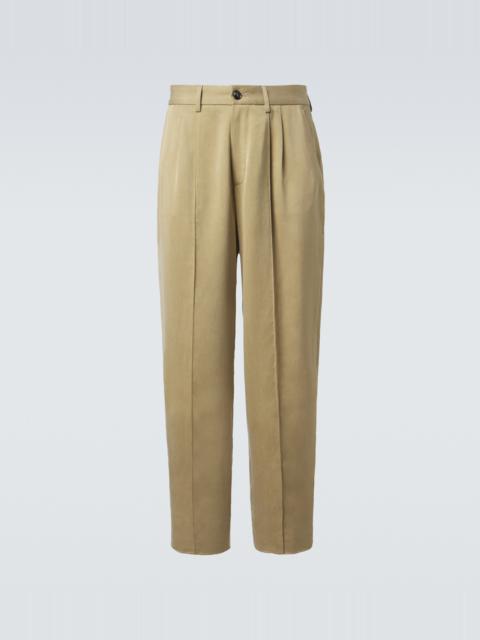 GIORGIO ARMANI Pleated wide-leg pants