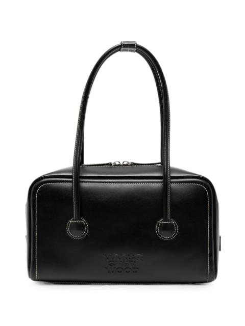 MARGESHERWOOD Margesherwood Contrast-stitch Embossed-logo Tote Bag