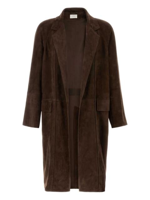 The Row Hanto suede coat