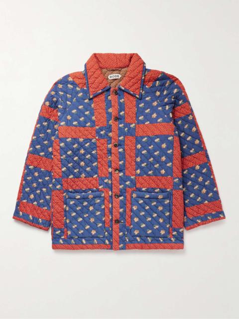 BODE Sheepfold Quilted Padded Printed Cotton Jacket
