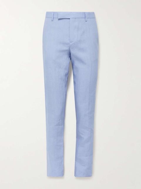 Slim-FIt Linen Suit Trousers