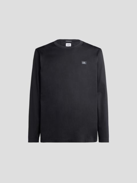 C.P. Company Mercerized Light Jersey 70/2 Long Sleeved Logo T-shirt