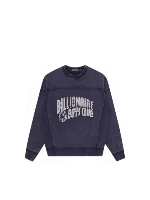 BILLIONAIRE BOYS CLUB LOGO-PRINT WASHED SWEATSHIRT