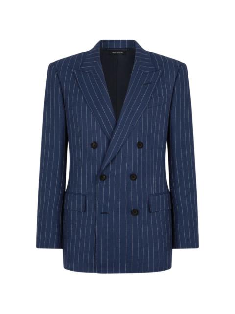TOM FORD pinstripe double-breasted jacket