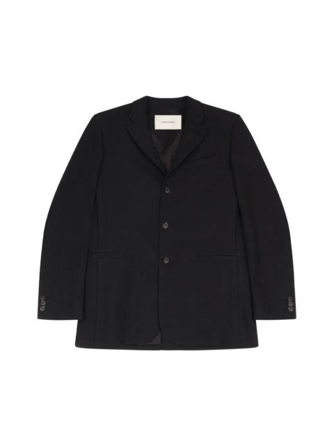 entire studios SIMPLE BREASTED BLAZER BLACK