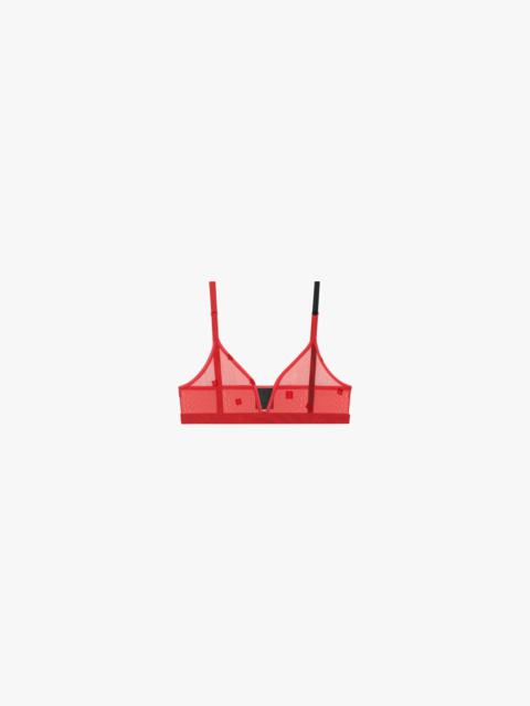 Givenchy BRA IN TULLE WITH 4G PATTERN
