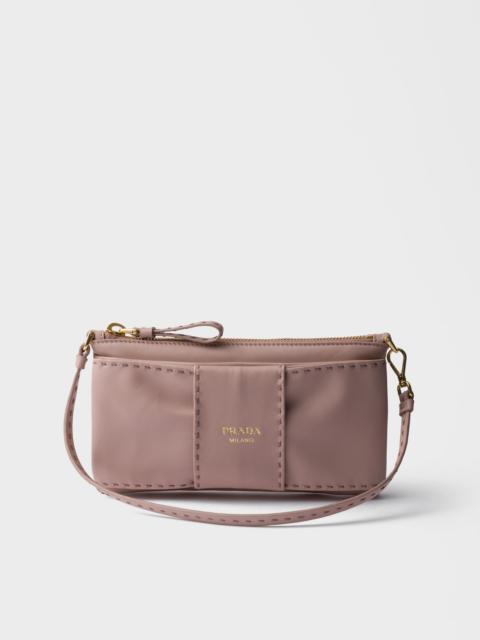Prada Nappa leather zipper pouch