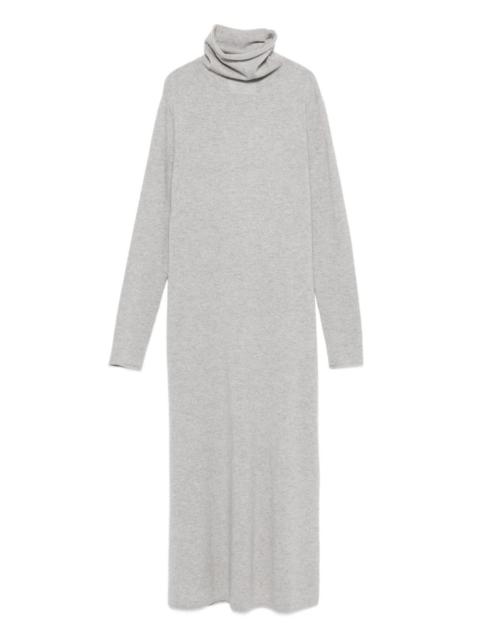 LISA YANG turtleneck long-sleeve dress