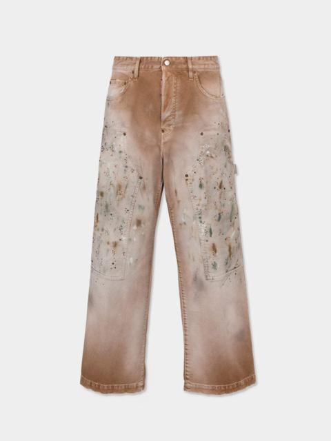 DSQUARED2 MUSHROOM FIELD BAGGY CARPENTER JEANS