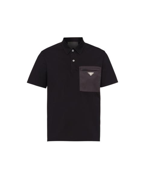 Prada Superfine wool polo shirt - Black