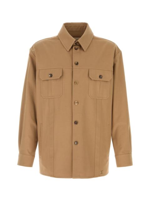 Valentino Camel twill shirt