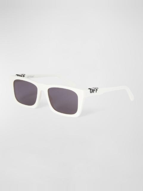 Off-White Men's Albany Acetate Rectangle Sunglasses
