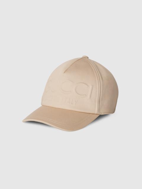 Gucci embossed baseball cap