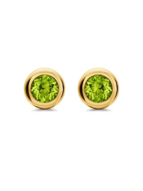 DAVID YURMAN Women's Bezel Set Stud Earrings in 18K Yellow Gold - Peridot
