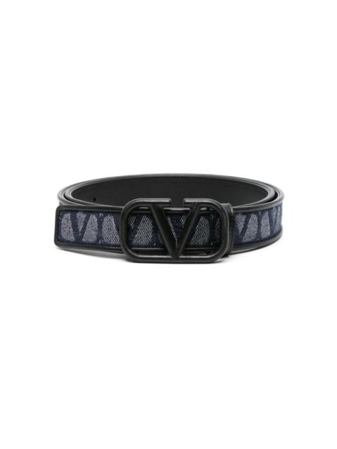 Valentino Toile Iconographe reversible belt