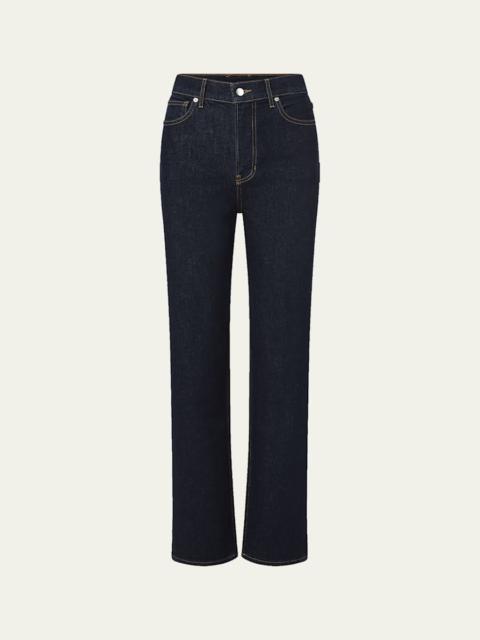 VERONICA BEARD Leah Mid-Rise Straight Jeans