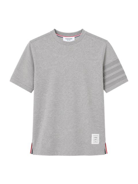 Thom Browne Short Sleeve Rib Cuff Tee