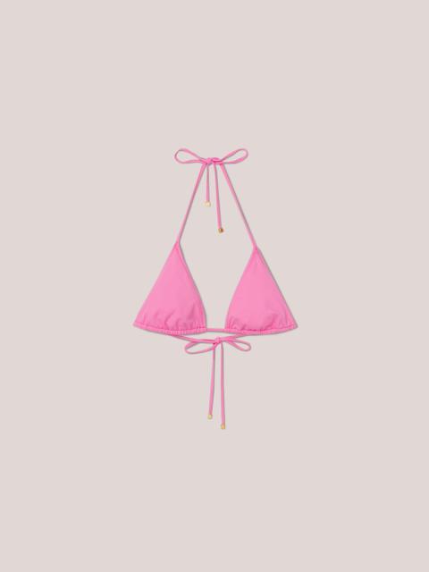 Nanushka CAIA - Matte stretch bikini top - Pink