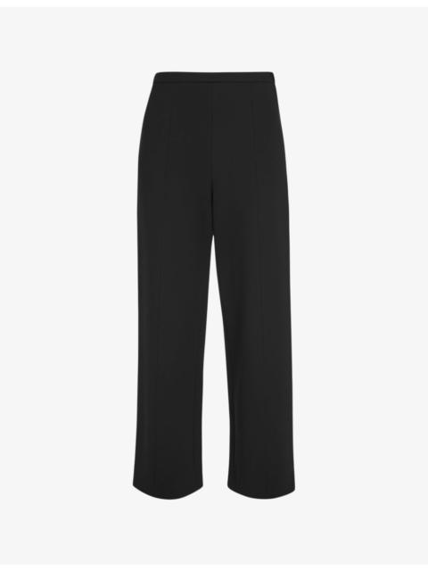 WHISTLES Camilla wide-leg high-rise stretch-woven trousers