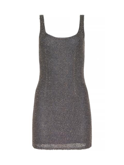 L'AGENCE Inori Beaded Mini Dress