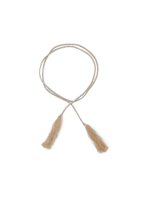 forte_forte braided tassel-detail belt