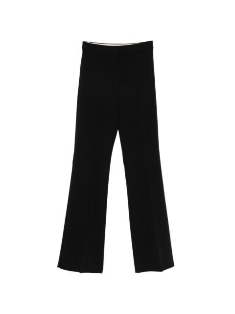 Max Mara black flared trousers