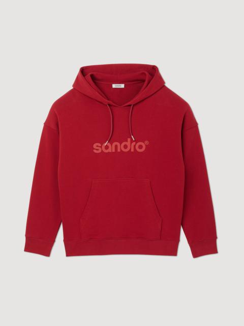 Sandro Oversized logo hoodie