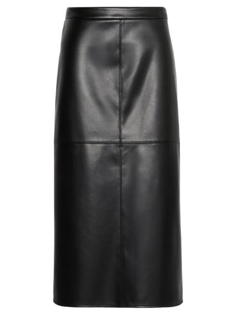 Max Mara Faux Leather Skirt