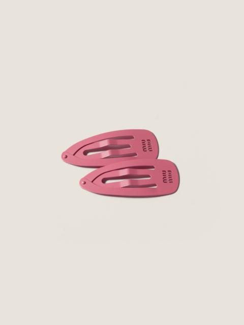 Miu Miu Metal hair clips