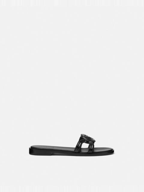 VERSACE Medusa '95 Patent Flat Sandals