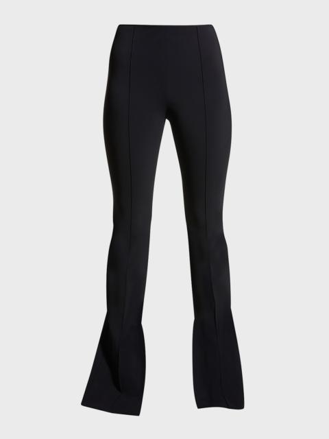 ADAM LIPPES Neoprene Slit-Cuff Flare Pants